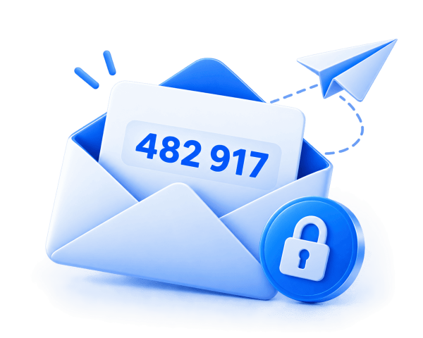 Отправка ОТП кодов на email